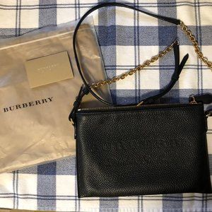 Authentic Burberry Peyton leather crossbody